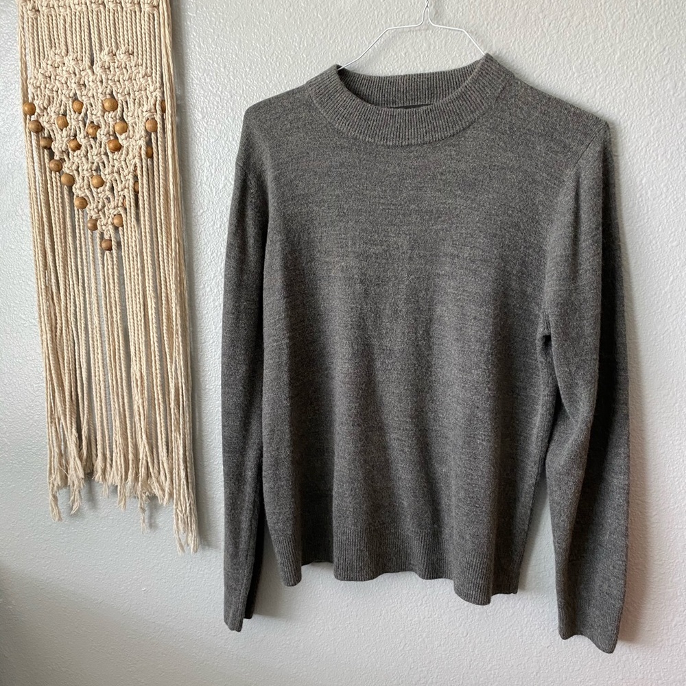 Sag harbor grey oversized sweater